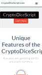 Mobile Screenshot of cryptodicescript.com